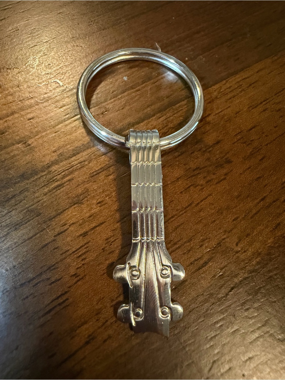 Guitar Spoon Keychain